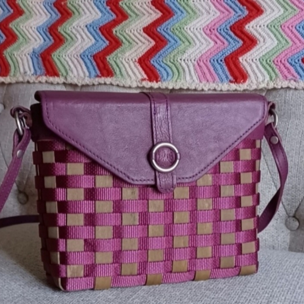 Vintage Longaberger To Go Cross Body Purse